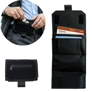 Carteira de Cinto Fina Tática, Bolsa de Cintura Compacta Oculta para Viagem, Carteira de Cinto para Cartões e Dinheiro, Clipe Antifurto, Bolso Secreto - Product Image 1