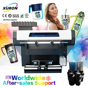 Impressora UV DTF rolo a rolo totalmente automática Xurong multifuncional com tinta pigmentada, líder confiável da indústria, impressão por transferência