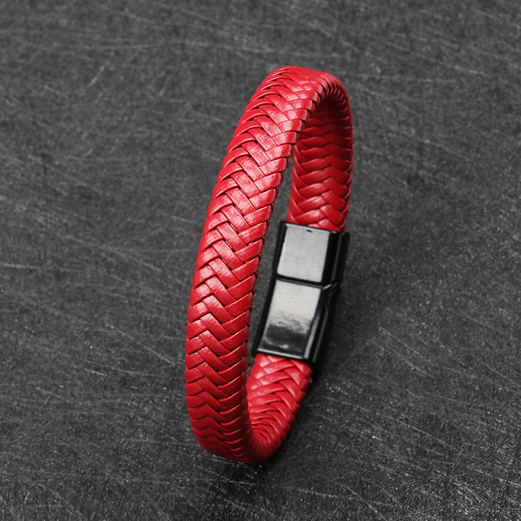 Red + black button