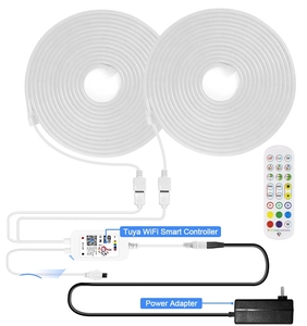 أضواء نيون <span class=keywords><strong>Led</strong></span> ذكية 12 فولت RGB واي فاي بلوتوث 5 متر مقاوم للماء شريط نيون <span class=keywords><strong>LED</strong></span> RGB قابلة للتغيير <span class=keywords><strong>Led</strong></span> غرفة في الهواء الطلق - Product Image 3