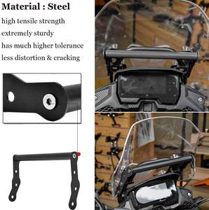 Piezas de repuesto para motocicleta XXUN, soporte de placa GPS para teléfono móvil, montaje de navegación ajustable para Honda <span class=keywords><strong>CB500X</strong></span> <span class=keywords><strong>2017</strong></span> 2018 2019 - Product Image 4