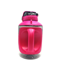 Bouteille d'eau de 2,2 L sans BPA en tritan anti-fuite à boire direct avec marquages de mesure