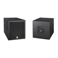 Vente directe d'usine de subwoofer en bois professionnel de 21 pouces 1500W, haut-parleur CVR