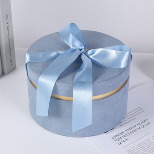 Tùy Chỉnh Sang Trọng Nhung Vòng Các Tông Tăng Bao Bì Hộp Quà Tặng Giấy Làm Sẵn Hộp Hoa Với Nắp Hộp Quà Tặng Đám Cưới - Product Image 5
