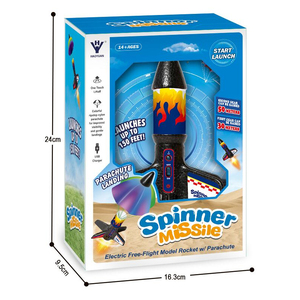 Lanceurs de fusées <span class=keywords><strong>a</strong></span>ériennes motorisés pour enfants, cadeau d'anniversaire, avec <span class=keywords><strong>parachute</strong></span>, lance jusqu'à 200 pieds - Product Image 6