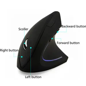 Wireless Ergonomic Mouse Vertical Mouse Computer Laptop 2.4G Wireless Ergonomic Wireless Mouse