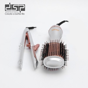Lisseur-boucleur professionnel double usage DSP avec peigne intégré, chauffe rapide, styler électrique pour cheveux 220V PTC - Product Image 2