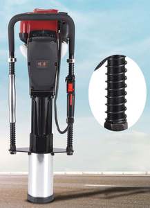 Usine en gros 80mm poste pilote <span class=keywords><strong>DPD</strong></span>-80 essence main clôture poste pile pilote vis empilage essence outils - Product Image 5