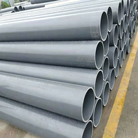 Tuyaux de drainage et d'alimentation en eau en PVC-U durables et écologiques, à large ouverture et ventilés, conformes aux normes nationales, longueur personnalisable