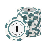 Jetons et puces de Mahjong en argile, emballage transparent en boîte – Idéal pour les salles de jeux, le Texas Hold'em et autres jeux