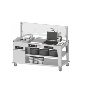 Equipo de cocina FEELART para Hotel, cocina de comida rápida, equipo de comida, <span class=keywords><strong>restaurante</strong></span>, gama de cocina integrada móvil Atlantic - Product Image 1