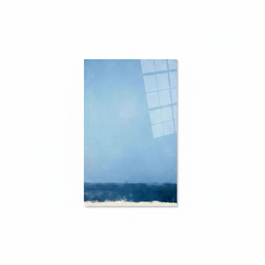 Lienzo Minimalista Océano Azul: Impresión Decorativa Abstracta de Paisaje Marino, ARTE EN VIDRIO TEMPLADO - Product Image 2