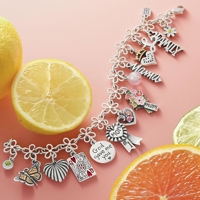 Pendentif en argent pur S925 James Avery, thème maman, famille, papillon, fleur, cœur, pour femmes, cadeau pour la fête des mères, pendentif DIY