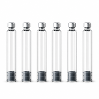 Cartouche en verre borosilicate de 3 ml, stérile, à bouchon à vis scellé, écologique, biodégradable, avec logo personnalisé, emballage universel