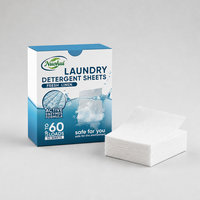 Feuilles de lessive écologiques biodégradables et solubles – Fournitures de nettoyage du linge