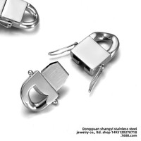 Bracelet européen américain hip-hop pour hommes, poli à la main en acier inoxydable 316L, fermoir à chaîne cubaine, vente en gros