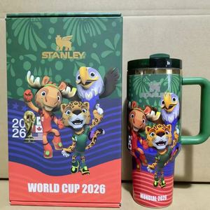 Copa Mundial 2026, Termo de Acero Inoxidable 304 de Doble Pared y Gran Capacidad (40 oz), de Segunda Generación, para Auto - Product Image 3
