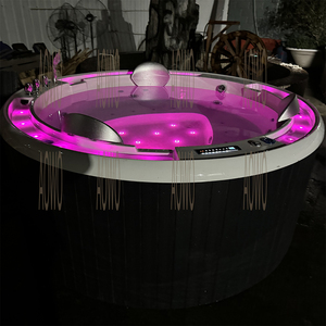 Bain à remous extérieur rond Jacuzziss, baignoire extérieure, spa encastré, piscine à remous, baignoire extérieure, spa balnéothérapie - Product Image 4