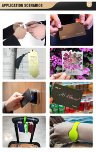 Tarjetas de regalo de membresía <span class=keywords><strong>VIP</strong></span> en blanco de metal plateado de acero inoxidable baratas personalizadas, tarjetas de visita de metal con grabado láser, tarjetas de identificación - Product Image 6