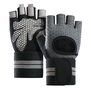 Yazlık Kaymaz Binicilik Cross Training Kompresyon Spor Malzemeleri Yarım Parmaklı Halter Kaldırma Fitness Yoga Eldivenleri - Product Image 5