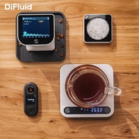 DiFluid BCS – Kit de mesure numérique TDS pour café avec suivi du débit en temps réel, haute précision, professionnel, pour la qualité de la brasserie, avec application et balance intelligente Ti