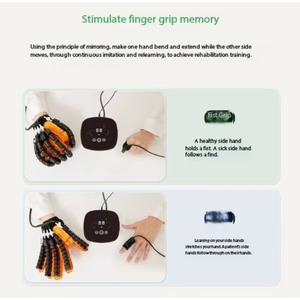 Latex-Coated Safety Reflective Leather Gloves With Anti-Light Strip Back Hand Palm Wear & Puncture Resistance Abrasion Resistant - Product Image 2
