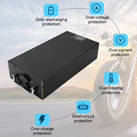 Batterie Li-ion personnalisée 21700 cellules 48V 52V 60V 20Ah 25Ah 30Ah 35Ah pour scooter électrique 50A BMS avec chargeur Akku pour moteur 1000W 2000W