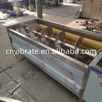 VBJX Machine à laver et à éplucher industrielle pour le nettoyage des fruits, des carottes, des pommes de terre, des pommes de terre et de l'ail