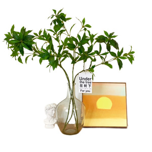 <span class=keywords><strong>Plante</strong></span> Artificielle Verte, Guirlande de Clochettes Japonaises, Ornement de Bureau, Décoration de <span class=keywords><strong>Plante</strong></span> Artificielle pour la Maison - Product Image 1