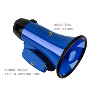 Mini megáfono portátil de plástico ABS de alta potencia, altavoz y sirena con Control de volumen ajustable, Económico