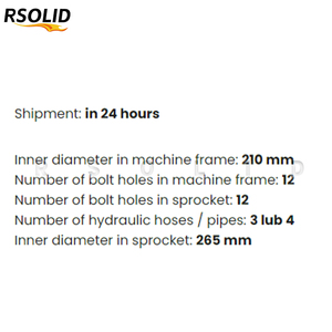 Motor de Traslación Final Rsoliddiesel 401-00335 para Excavadoras Hidráulicas 70 DH70 DX70 70LC 170403-00042, 401-00335B - Product Image 3
