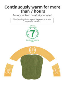 Équipement de soins de santé OEM ODM Améliorer la circulation sanguine Nature Herbs Absinthe Gingembre Pied Detox Patch - Product Image 6