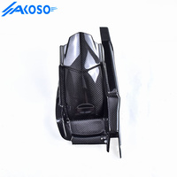 AKOSO-Garde-boue arrière en fibre de carbone sèche 3K pour Honda XADV 750 2017 2018 2019