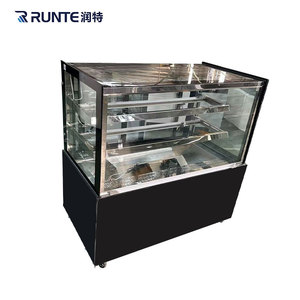 ベーカリー製品用の直角ガラス扉付き業務用チラーディスプレイケース - Product Image 3