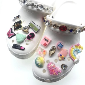 Gran oferta, decoraciones <span class=keywords><strong>para</strong></span> zapatos de resina 3D, lápiz labial Popular y accesorios <span class=keywords><strong>para</strong></span> labios, dijes <span class=keywords><strong>para</strong></span> zapatos inspirados en la playa con alfiler y clips de hebilla - Product Image 6