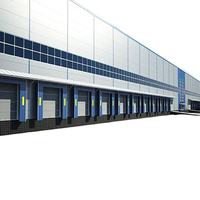Entrepôt économique en structure métallique préfabriquée isolée pour stockage commercial