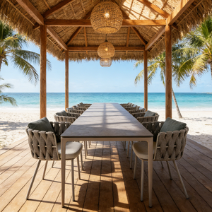 Tavolo e Sedie per Sala da Pranzo, Sedia Nordica Moderna di Lusso, Tavolo e Sedie da Esterno per Caffetteria - Product Image 6