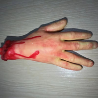 Pièces de corps coupées réalistes en latex, mains, bras, jambes, pieds, cerveaux factices, accessoires d'horreur pour Halloween, maison hantée, décoration de fête
