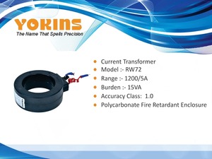 YOKINS, Transformateur de courant 1200/5A, CT 1200A pour ampèremètre selon le modèle IS2705 YOK-RW72 Mesure de courant alternatif - Product Image 5