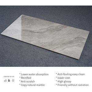 24x48 عالية لامع مصقول السيراميك البني رمادي الجزع الطابق كبير الأبيض رخام مصقول بلاطة من البورسلين - Product Image 5