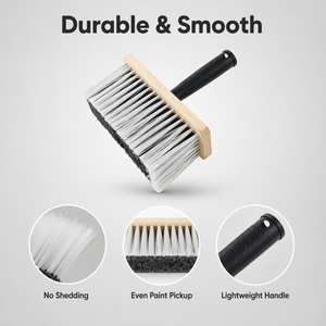Pinceau à plafond en bois à poils en nylon avec manche en plastique <span class=keywords><strong>pour</strong></span> peinture murale, <span class=keywords><strong>colle</strong></span> à <span class=keywords><strong>papier</strong></span> <span class=keywords><strong>peint</strong></span> et nettoyage de la poussière - Product Image 6