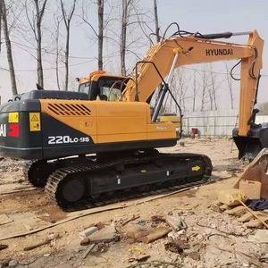 Excavateur d'origine coréen 220LC -9 d'occasion Tracteur pelleteuse Hyundai 220-9S Pelles sur chenilles d'occasion Hyundai220 220 215 en vente - Product Image 1