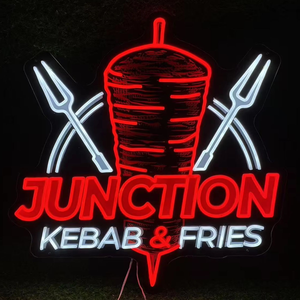 Insegna al Neon LED Personalizzata "Rosa Rosa" - Font Corsivo Retrò Rosa |   Luce Decorativa per Negozio di Fiori, Boutique, Camera da Letto - Product Image 2