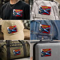 Patchs de sublimation personnalisés en gros, prix d'usine, faible MOQ, badges thermocollants couleur intégrale pour vêtements, chapeaux et sacs