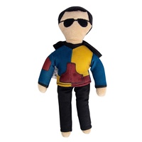 Figure de dessin animé personnalisé doux poupée en peluche forme humaine en peluche jouet cadeaux drôles pour les jouets promotionnels