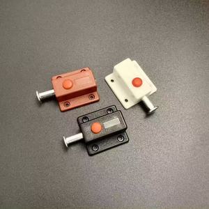 YSEO Plastic Latch Spring YS008 White <b>Cabinet</b> Door <b>Lock</b> For Furniture Hardware Accessory - Product Image 2