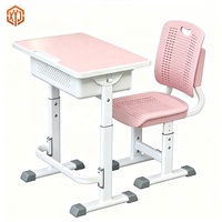 Bureau et chaise d'étude réglables XYJ, ensemble table et chaise ergonomiques pour enfants et adolescents, mobilier de classe