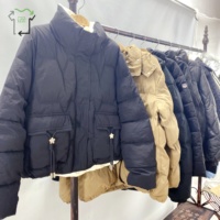 Vente en gros de manteaux d'hiver d'occasion de qualité supérieure, rembourrés en coton, chauds, styles variés, en balles de vêtements usagés