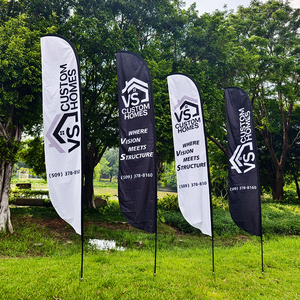 <strong>Custom</strong> <strong>Printed</strong> Promotional Restaurant <strong>Banner</strong> Trade Show Event Promotional Business Advertising Feather Knife Flag - Product Image 2