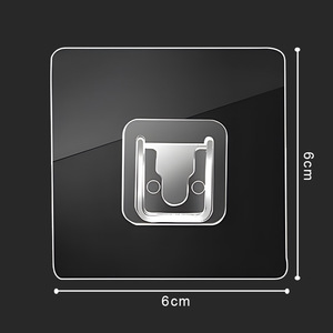 Jaya Đa Chức Năng Không Khoan Móc Mạnh Mẽ Hộ Gia Đình Dày Acrylic Vá Móc Cho Các Công Cụ Túi Phòng Khách Tường - Product Image 3